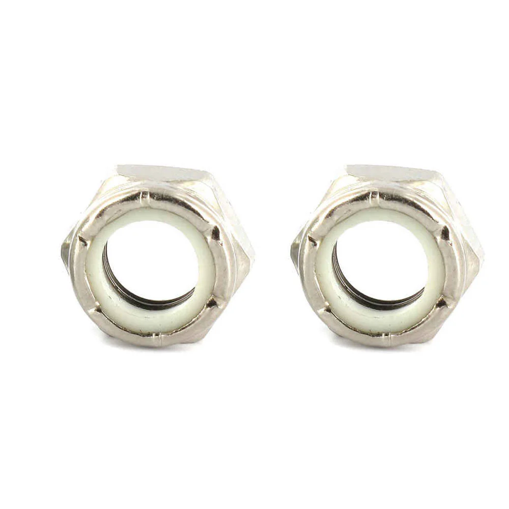 Mini Logo Skateboard Kingpin Nuts - 10-Pack - Silver - Image 3