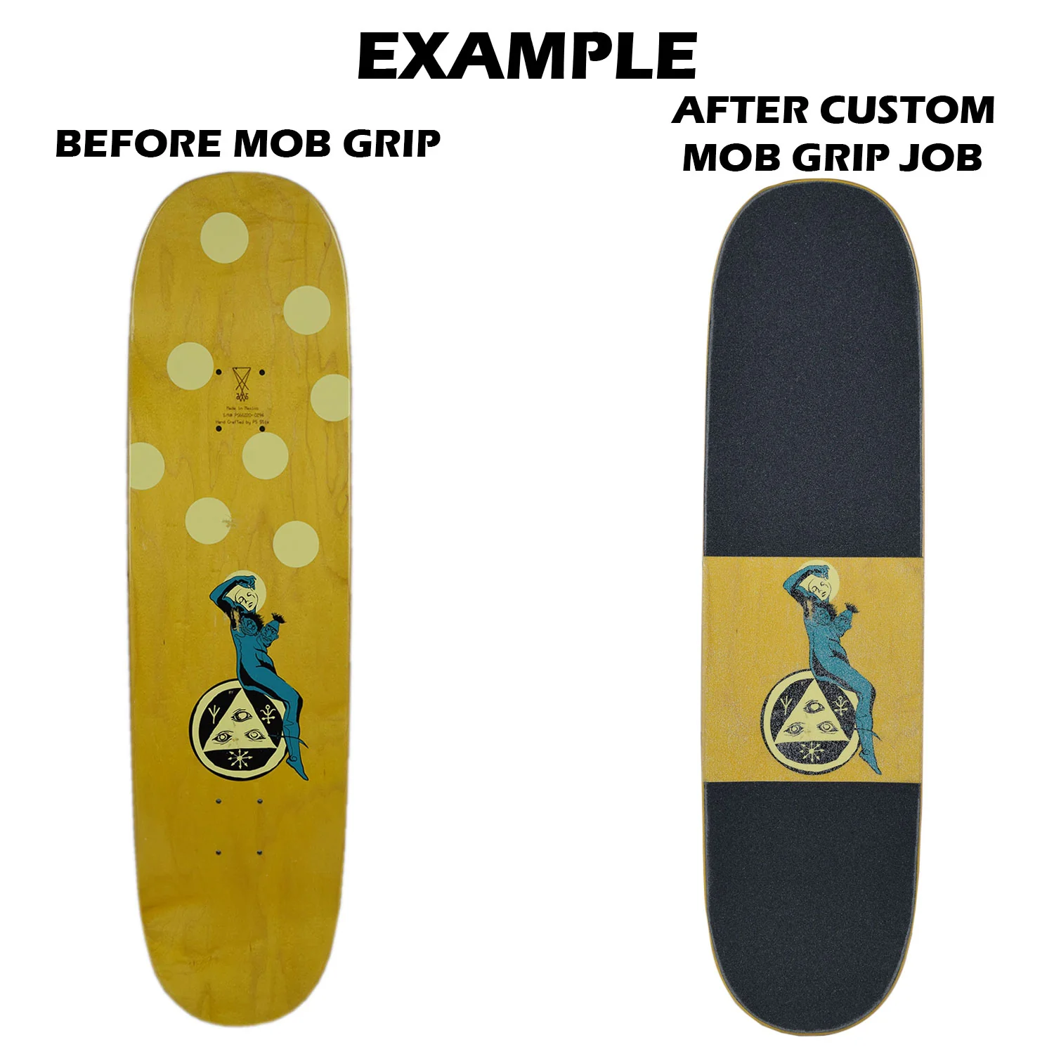 Mob Grip 2-Pack Black and Clear Skateboard - Image 4