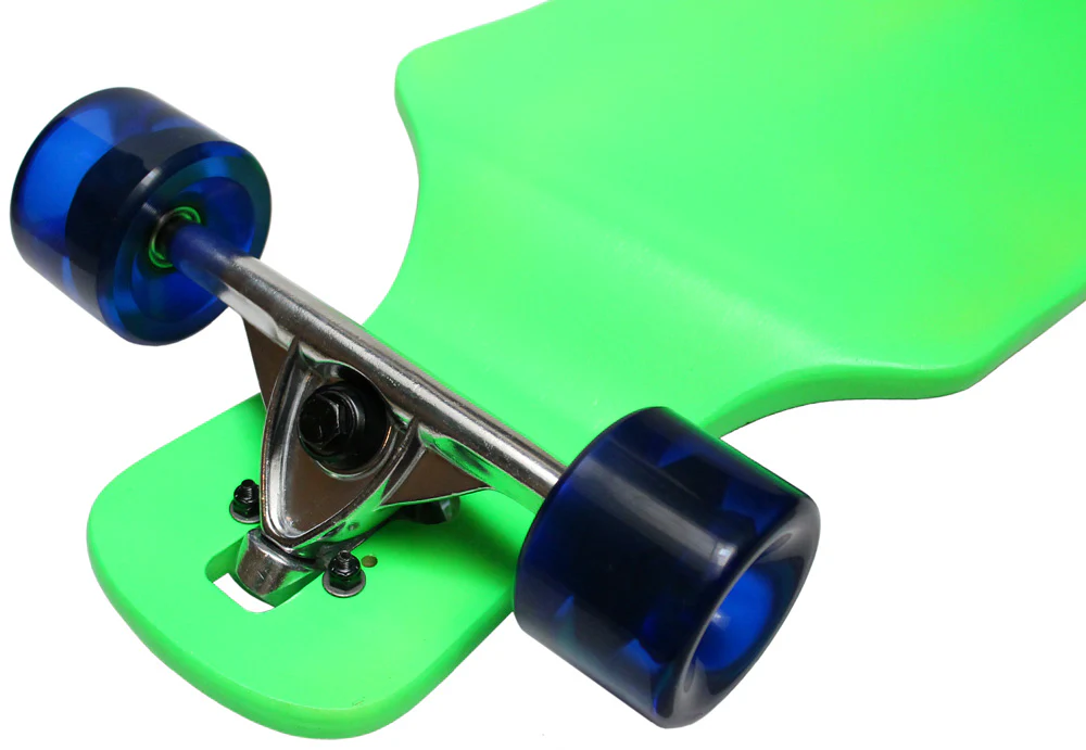 Moose 9.75" x 41.25" Double Drop Complete Neon Green 70mm Wheels - Image 3
