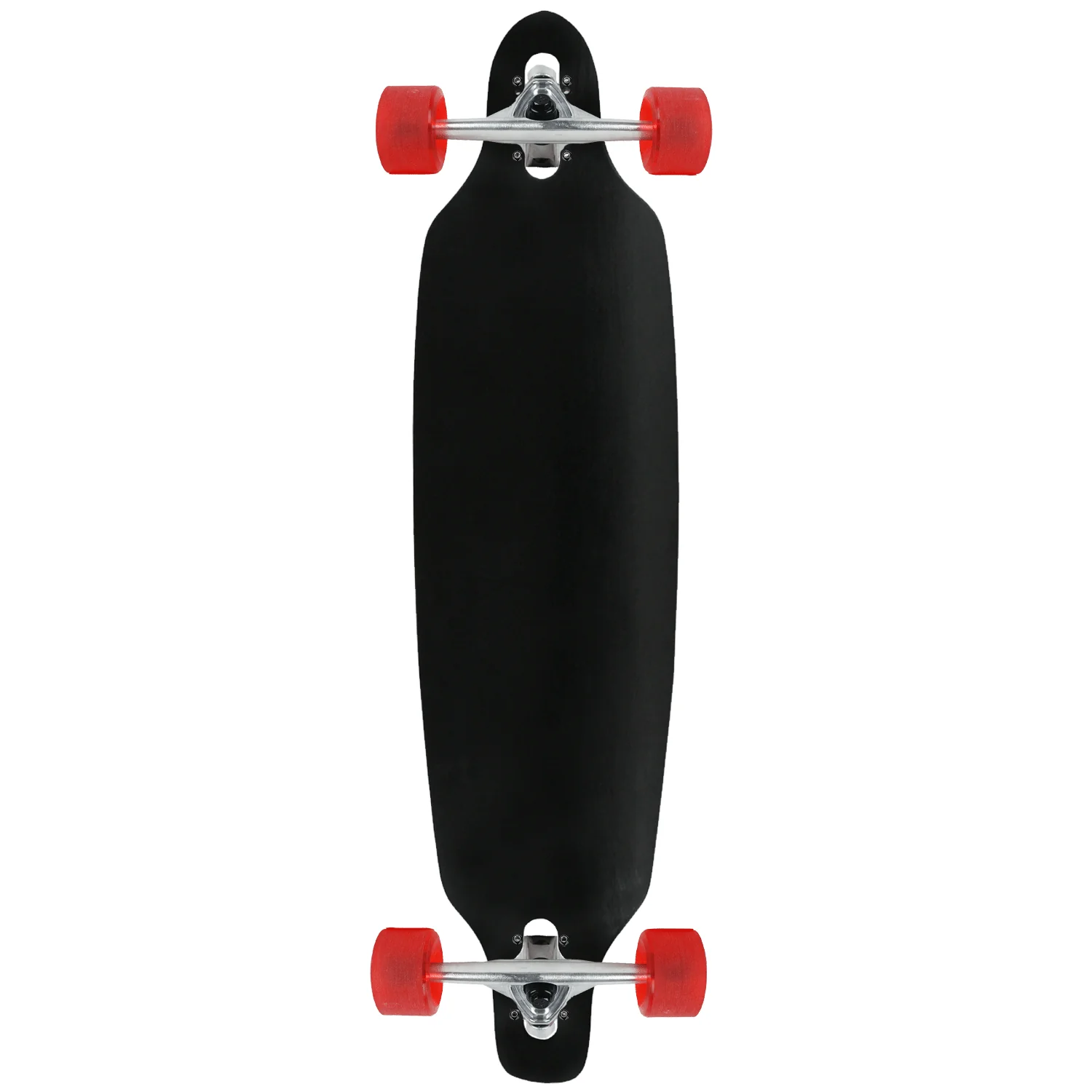 Moose Drop Through 9" x 36" Longboard Dipped Black Complete - Image 2