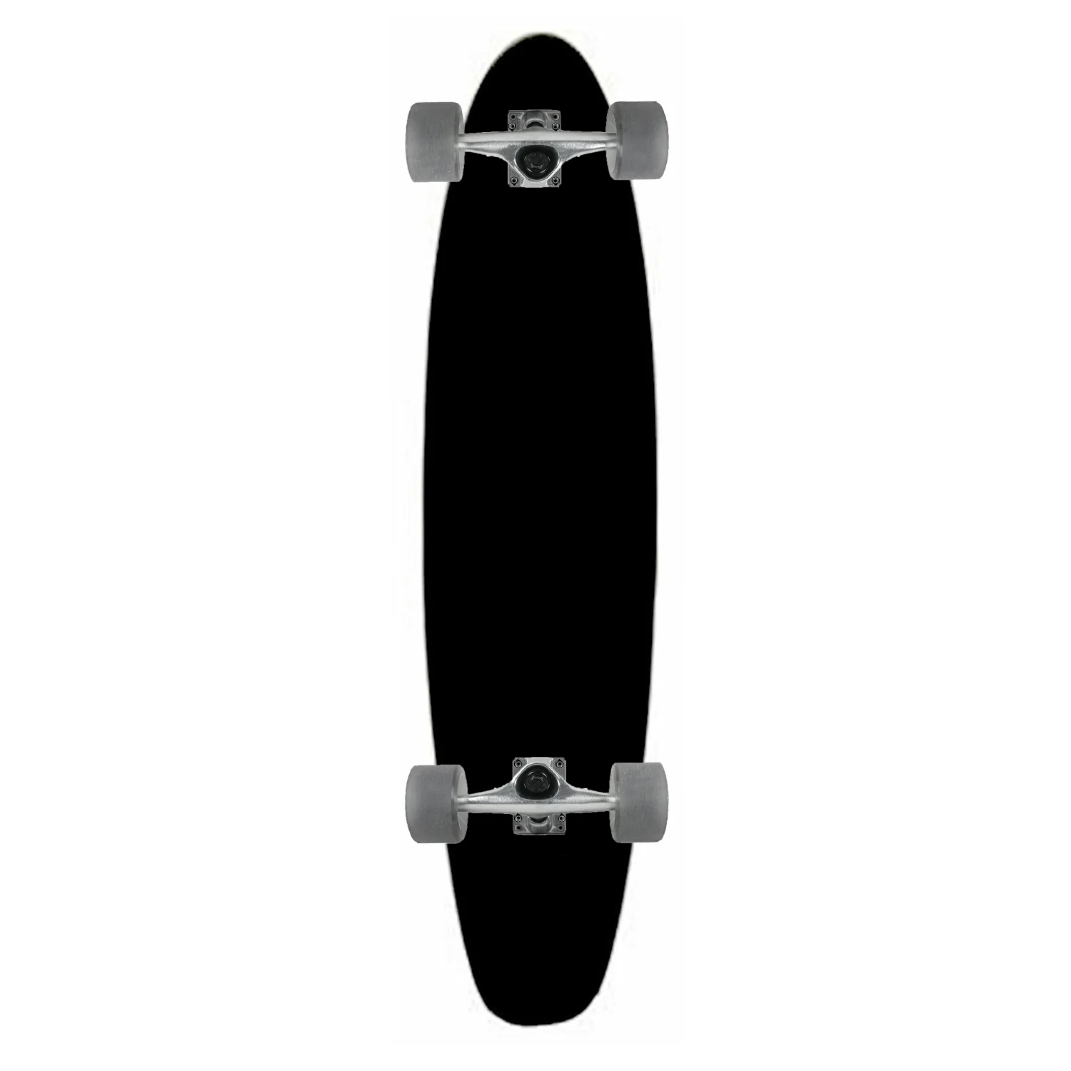 Moose Kicktail 9" x 40" Longboard Dipped Black Complete - Image 2