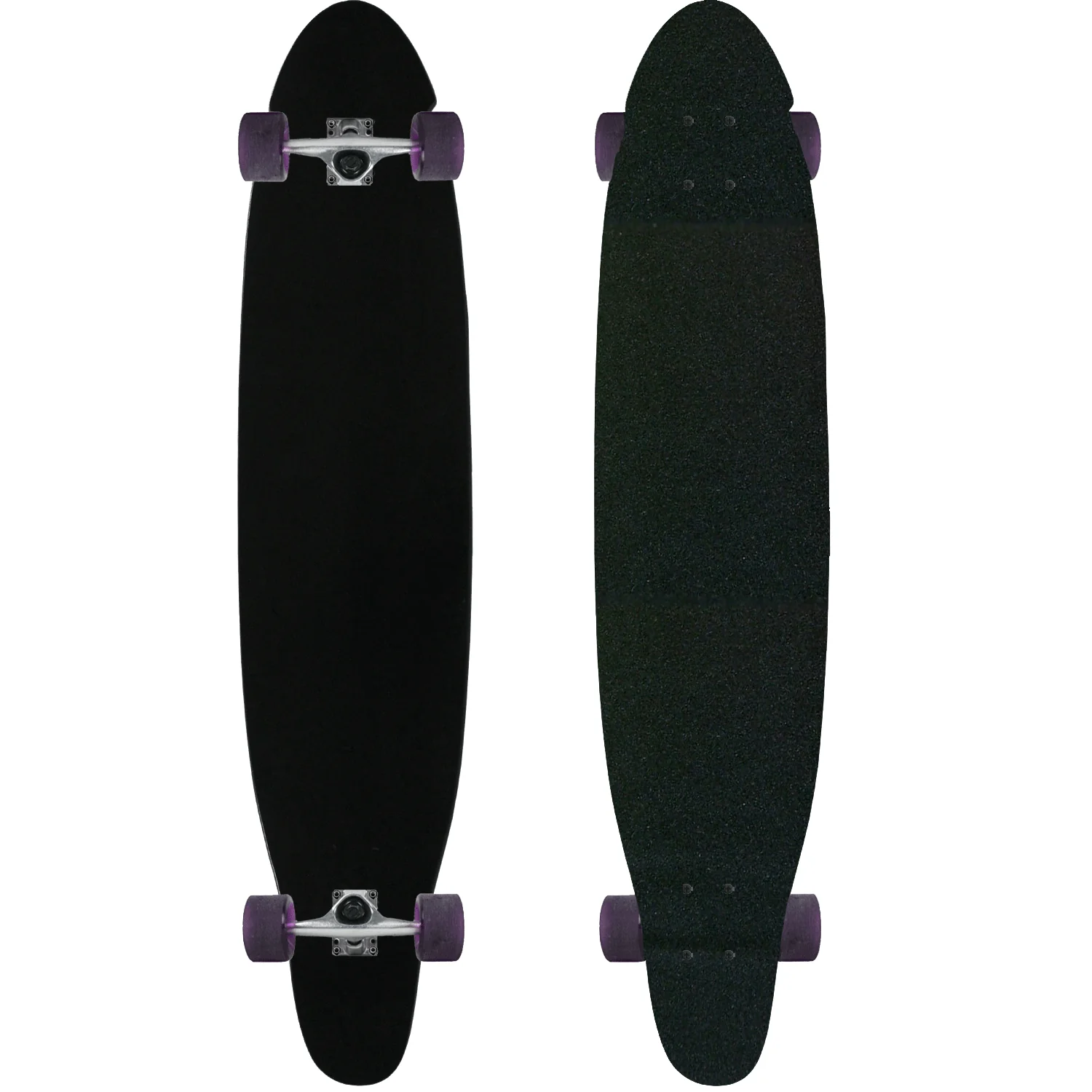 Moose Kicktail 9" x 43" Longboard Dipped Black Complete