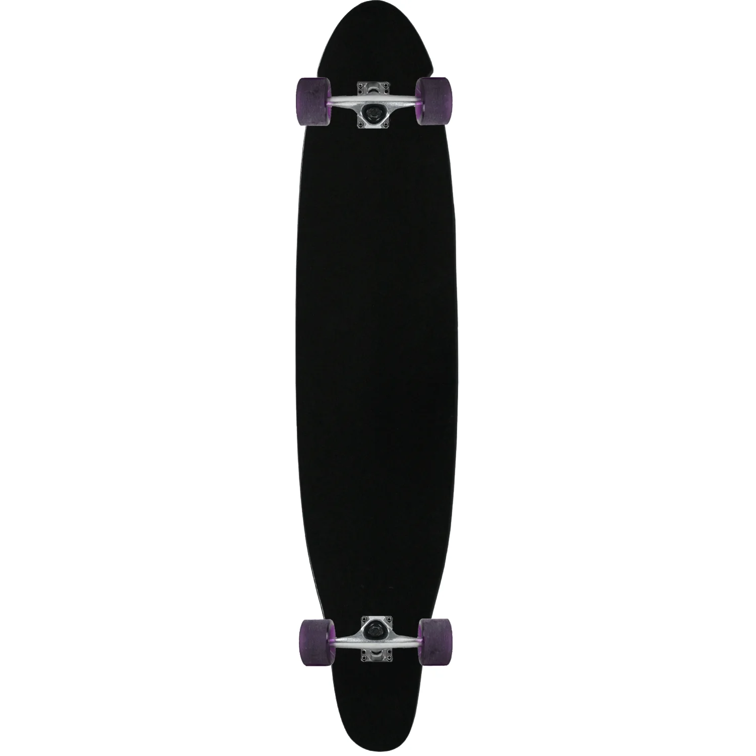 Moose Kicktail 9" x 43" Longboard Dipped Black Complete - Image 2