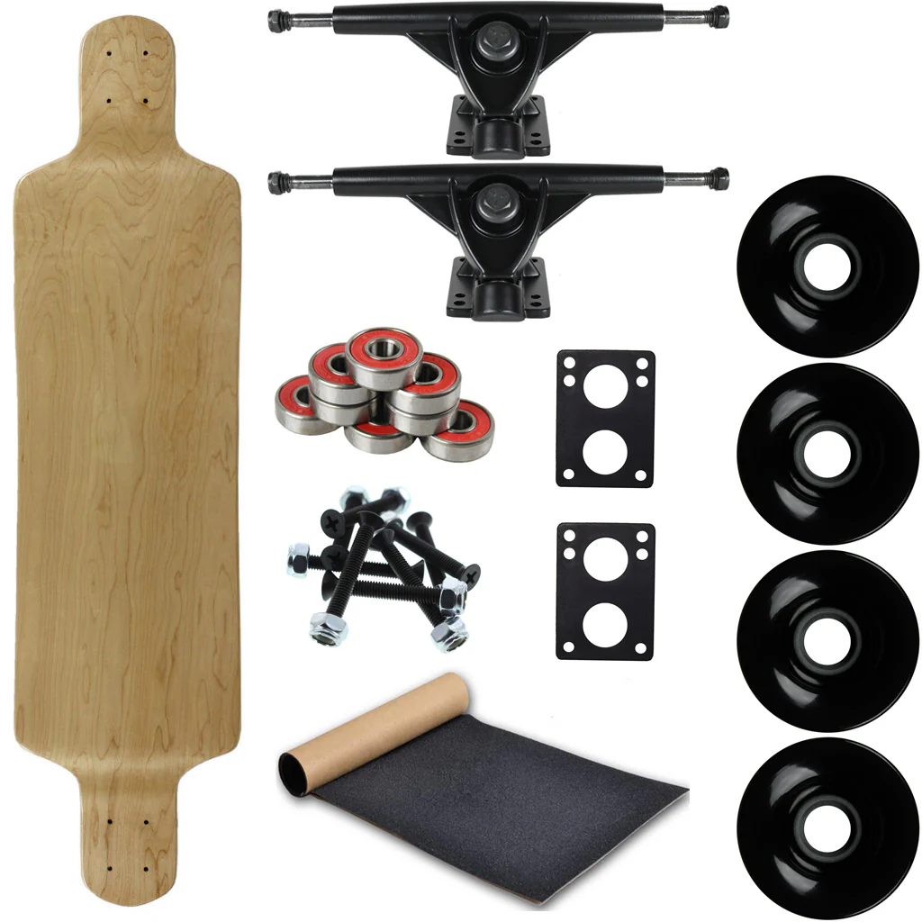 Moose Longboard Complete 10" x 39.8" Drop Down Natural