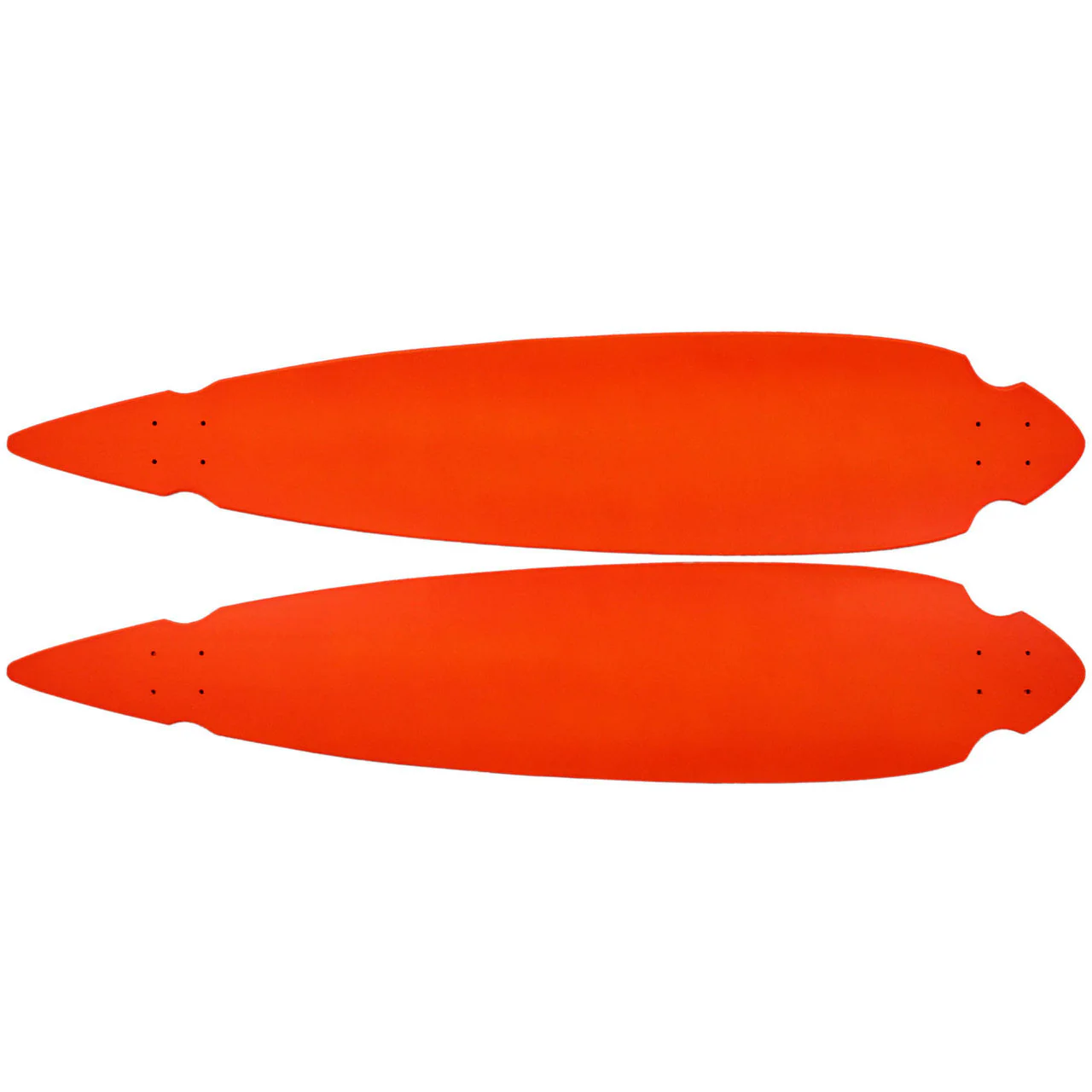 Moose Longboard Complete 9.25" x 46" Concave Cut Out Pintail Orange - Image 5