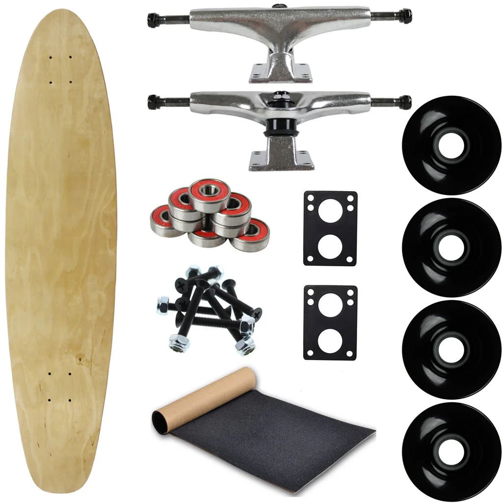 Moose Longboard Complete 9" x 40" Kicktail Natural