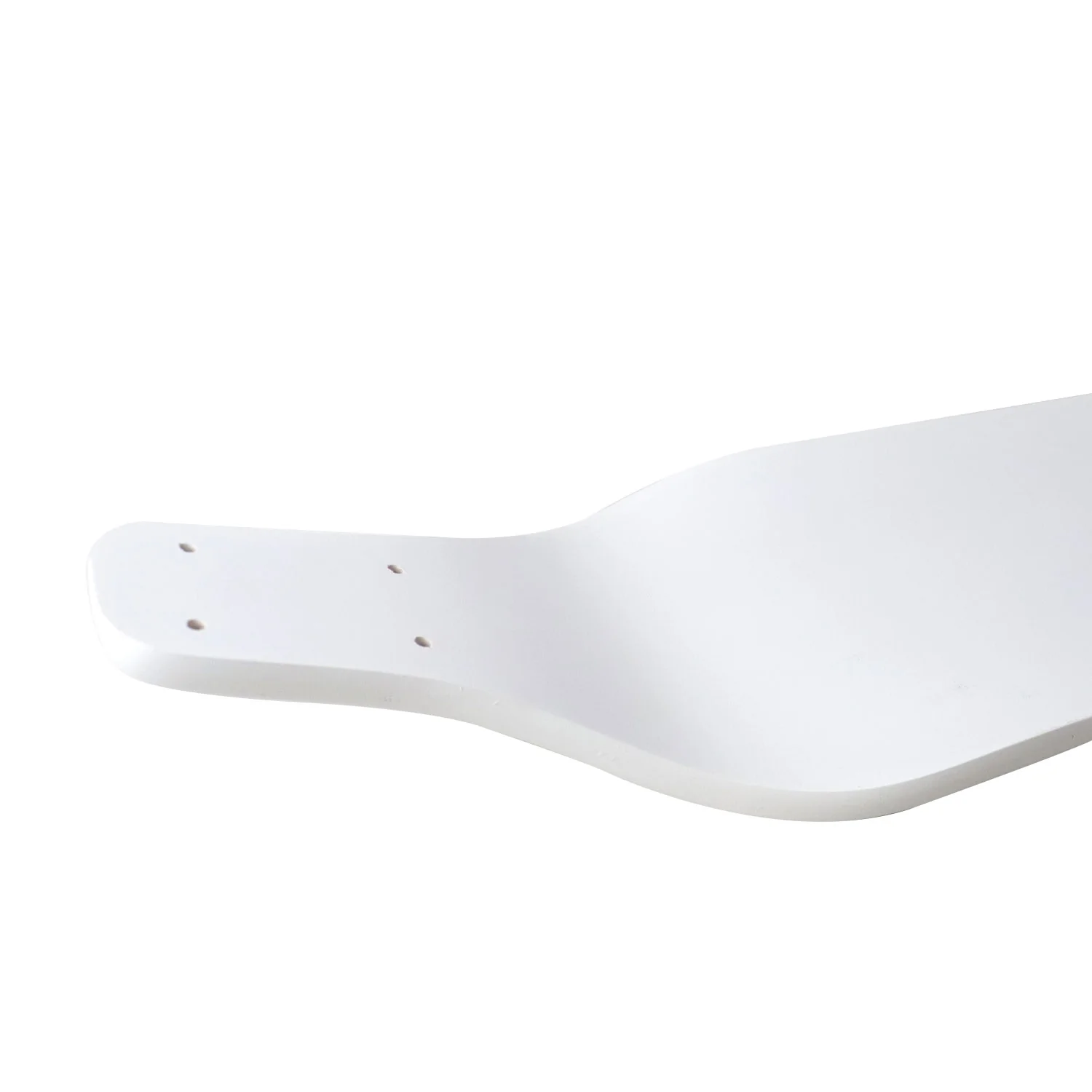 Moose Longboard Deck 8" x 40" Canadian Maple Drop Down Dipped White - Image 3