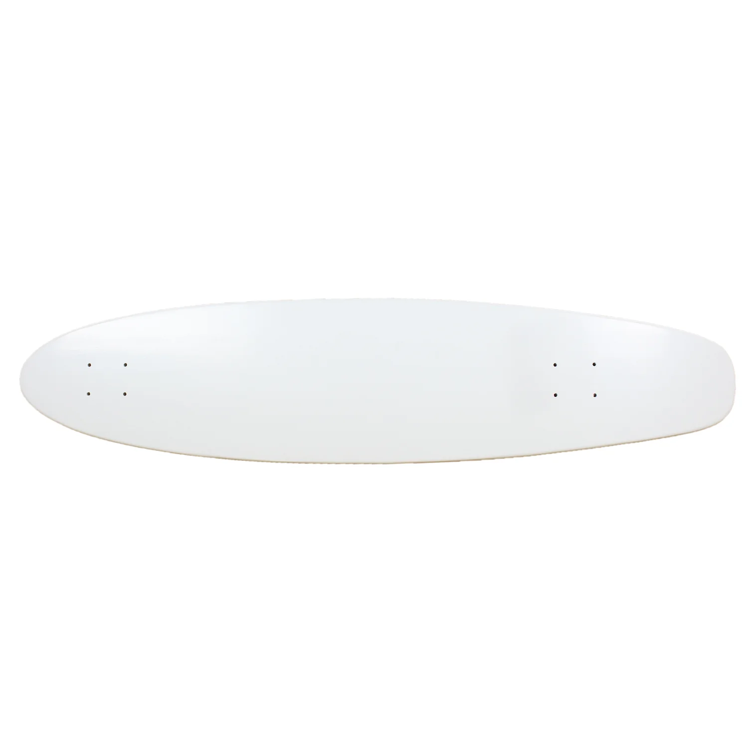 Moose Longboard Deck 9" x 40" Kicktail White - Image 3