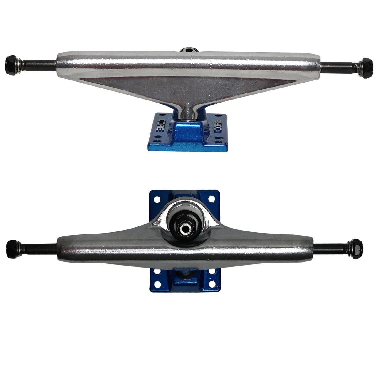 Moose Old School 30" Natural, Hollow Silver/Blue Trucks, 58mm Blue Wheels - Image 3