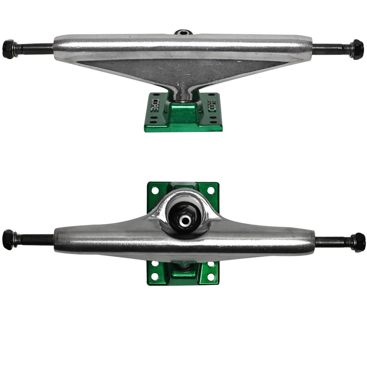 Moose Old School 33" White, Hollow Silver/Green Trucks, 58mm Green Wheels - Image 3