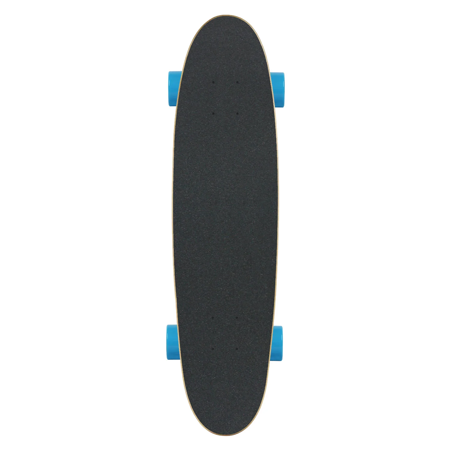 Moose Skateboard Complete Natural 7.5" x 28.75" Cruiser with 59mm Blue Wheels - Image 2