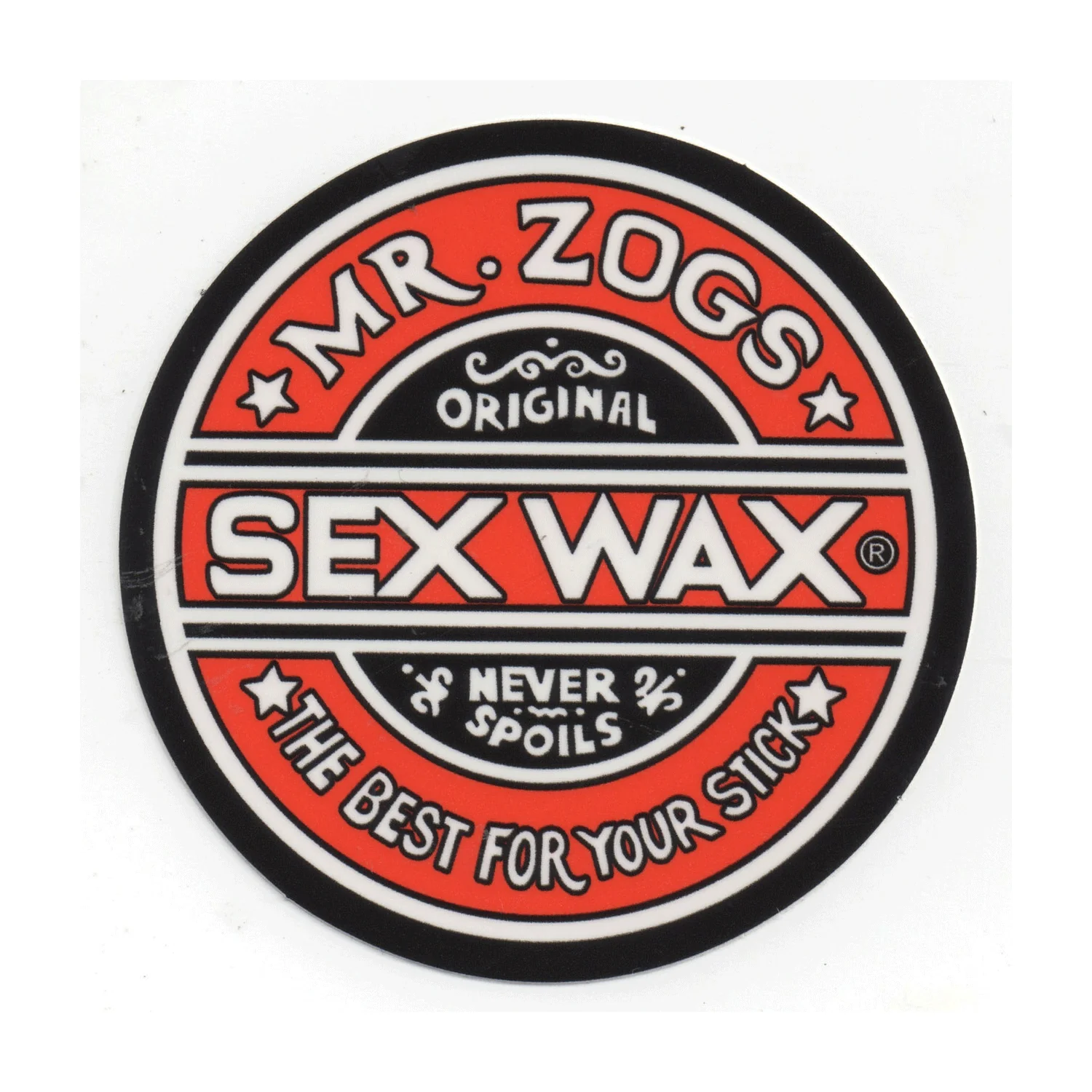 Mr. Zogs Sex Wax Circle Sticker 5 Pack - Image 2