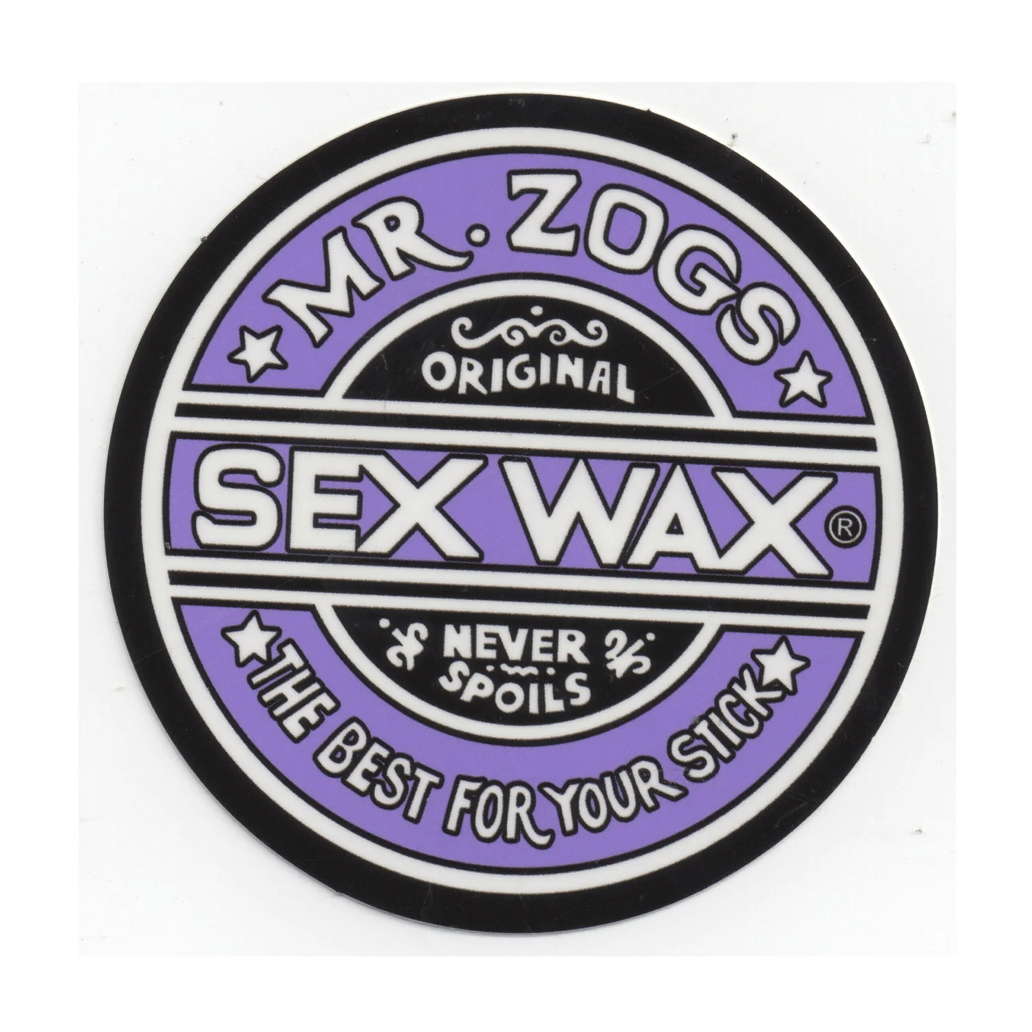 Mr. Zogs Sex Wax Circle Sticker 5 Pack - Image 3