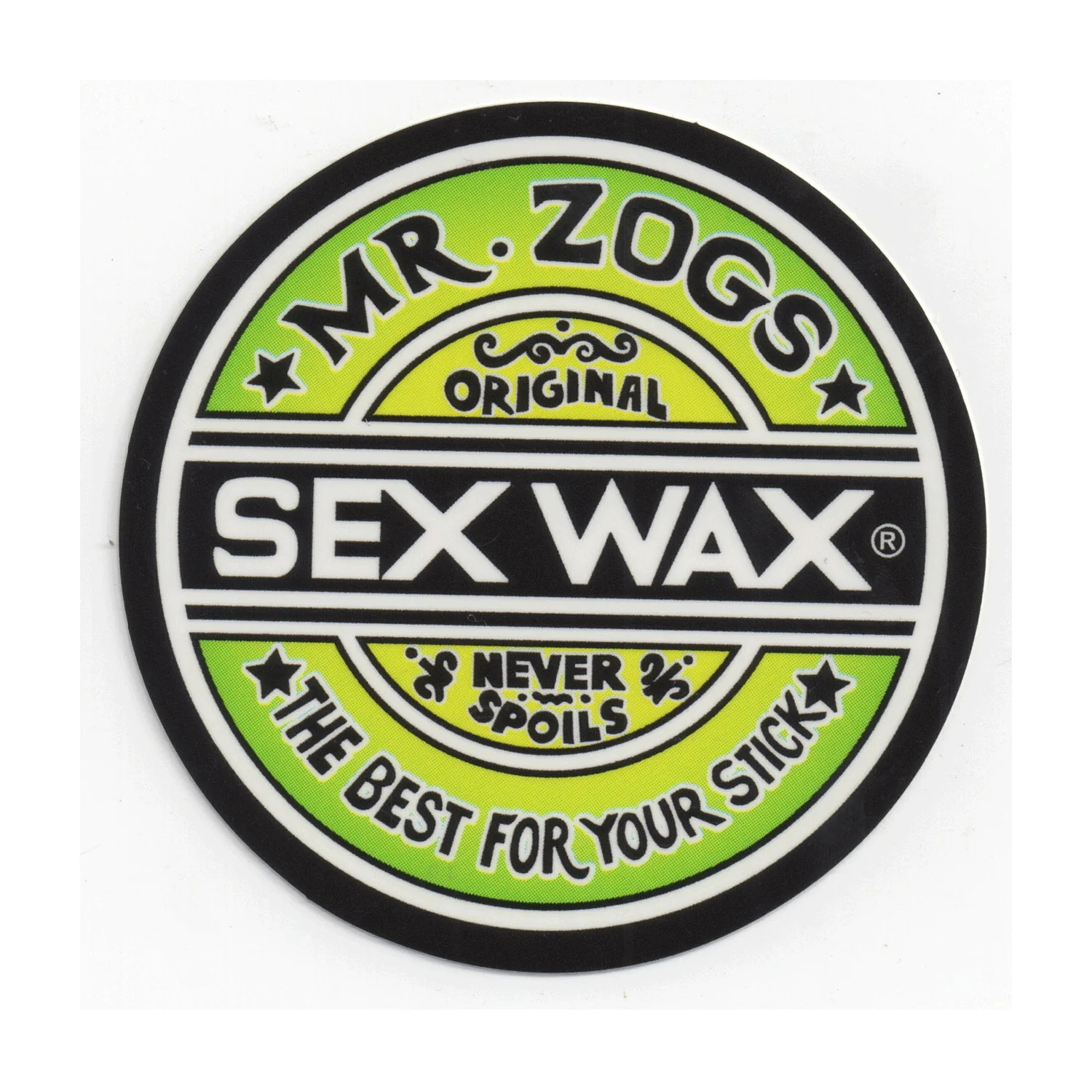 Mr. Zogs Sex Wax Circle Sticker 5 Pack - Image 5