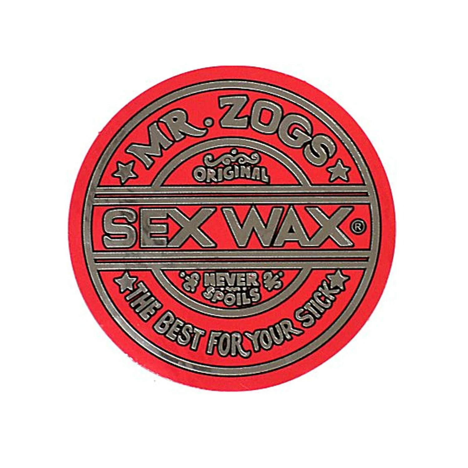 Mr. Zogs Sex Wax Round Sticker 5 Pack - Image 4