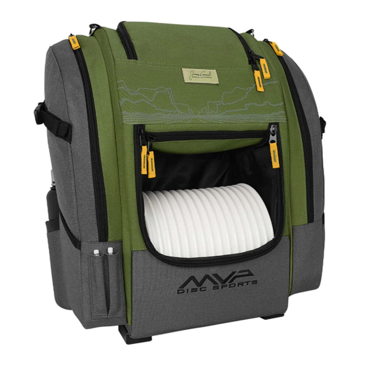 MVP Disc Golf Bag James Conrad Voyager Signature Backpack - Choose Color - Image 9