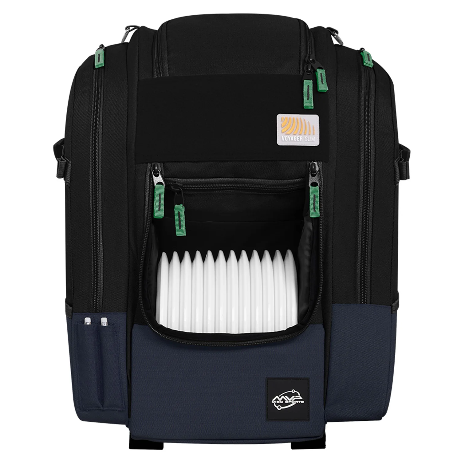MVP Disc Golf Bag Voyager Slim Backpack Holds 16-18 Discs - Image 2