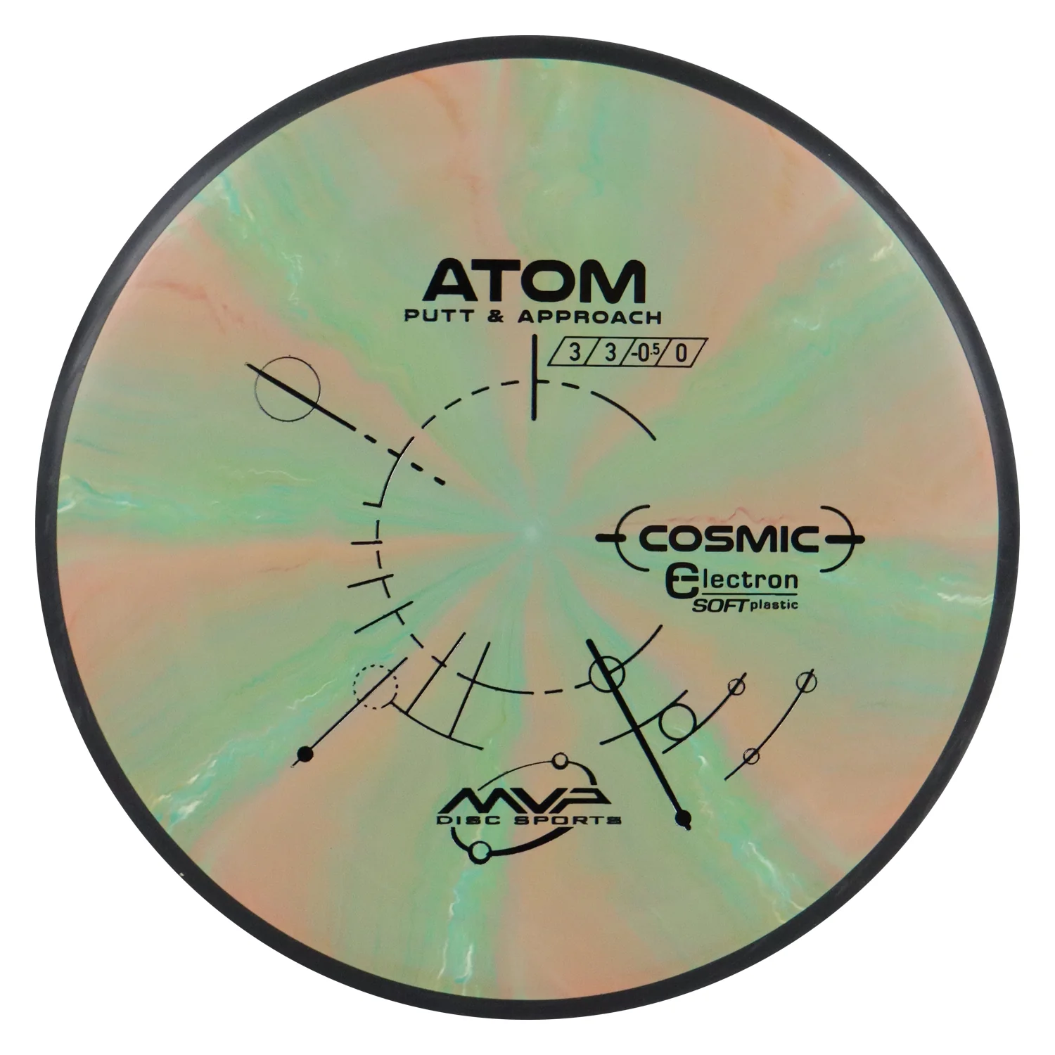 MVP Disc Golf Cosmic Electron Atom Soft Putter 3/3/0/1 - Choose Exact Disc - Image 8