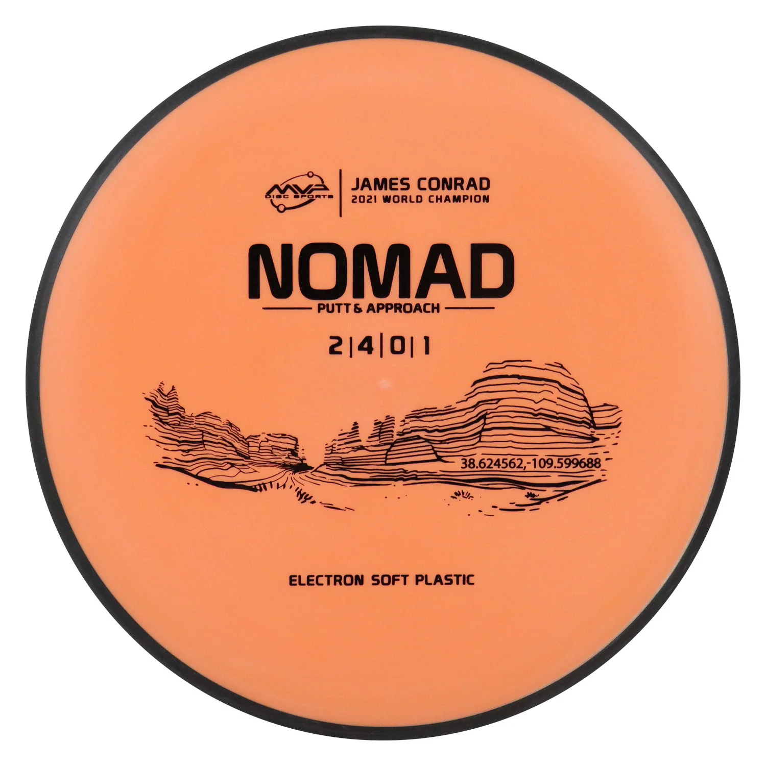 MVP Disc Golf James Conrad Electron Nomad Soft Putter 2/4/0/1.5 - Choose Exact Disc - Image 6