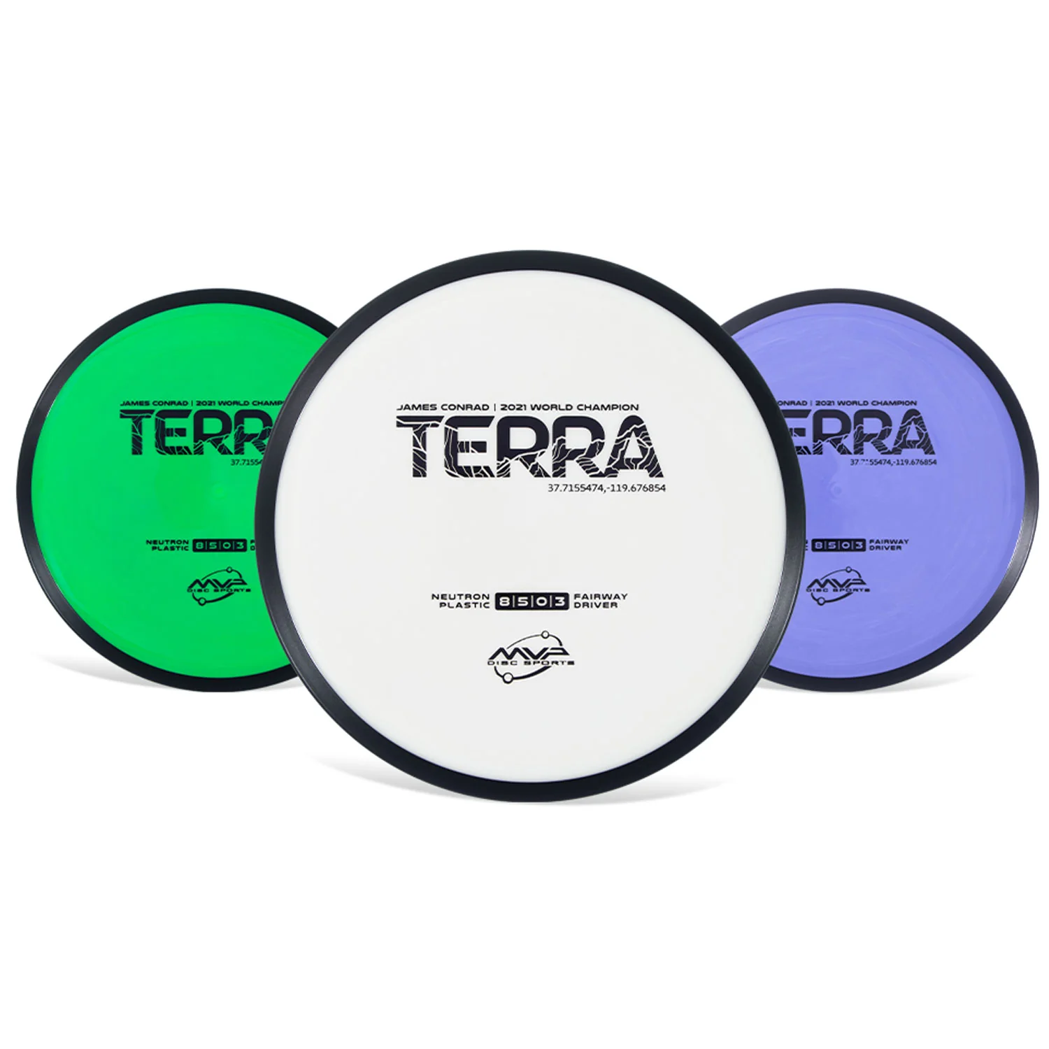 MVP Disc Golf Neutron Terra James Conrad Fairway 8/5/0/3 - Choose Exact Disc