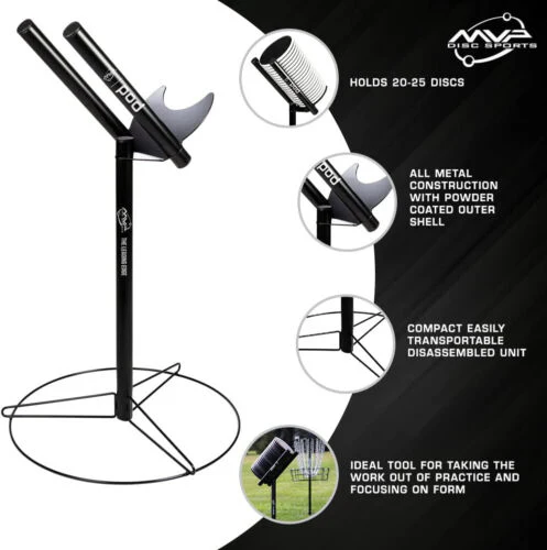 MVP Disc Golf Pod - Practice Disc Holder for Putting - Holds up to 25 Discs - Image 4