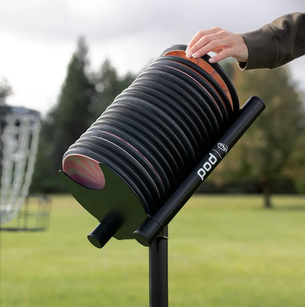 MVP Disc Golf Pod w/ Transit Bag - Practice Putter Holder - Holds up to 25 Discs - Image 5