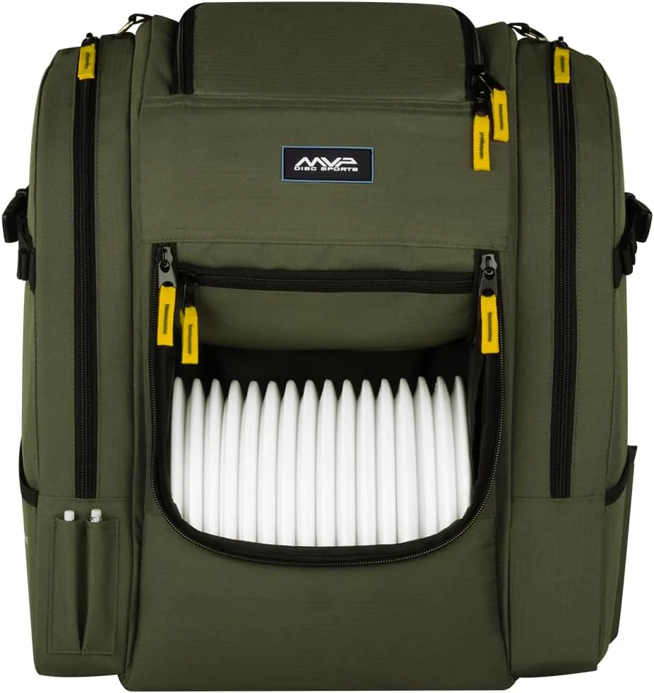 MVP Discs Disc Golf Backpack Bag - Voyager Lite Backpack - Holds 20-22 Discs - Image 13