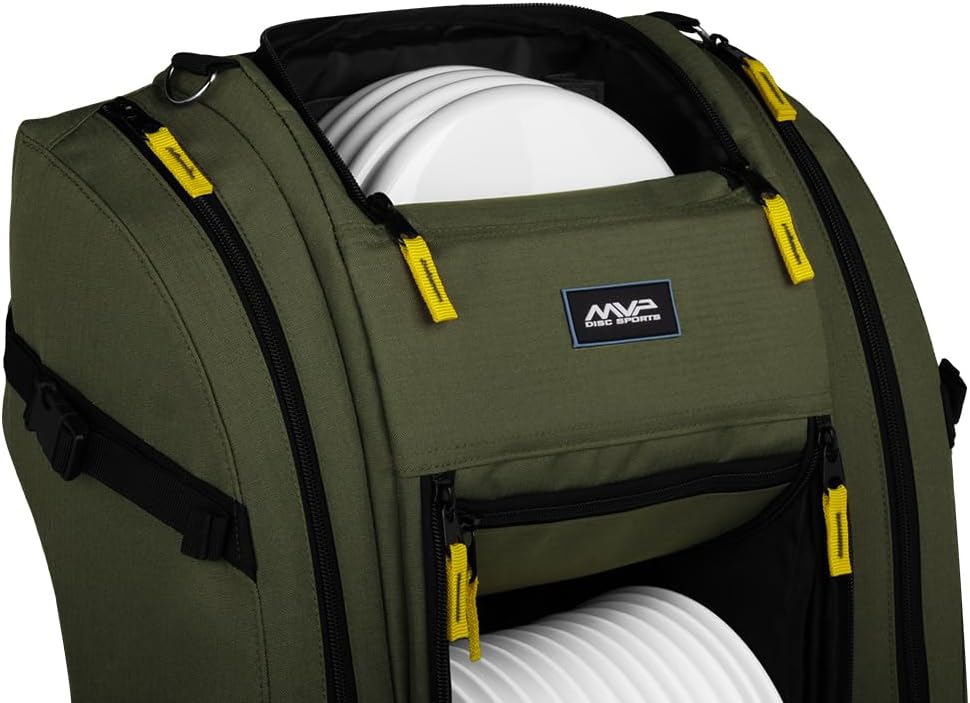 MVP Discs Disc Golf Backpack Bag - Voyager Lite Backpack - Holds 20-22 Discs - Image 17