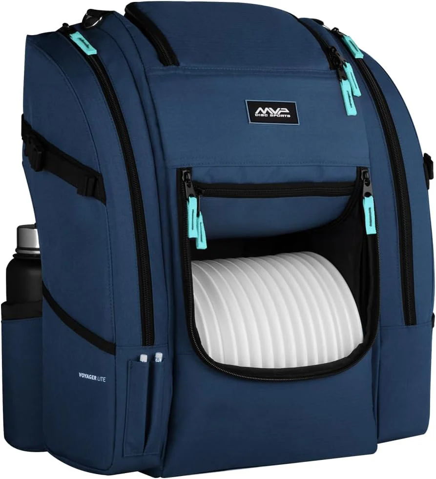 MVP Discs Disc Golf Backpack Bag - Voyager Lite Backpack - Holds 20-22 Discs - Image 4