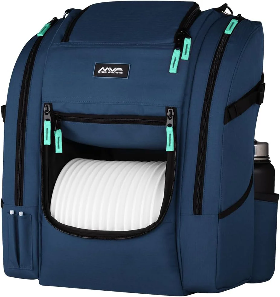 MVP Discs Disc Golf Backpack Bag - Voyager Lite Backpack - Holds 20-22 Discs - Image 5