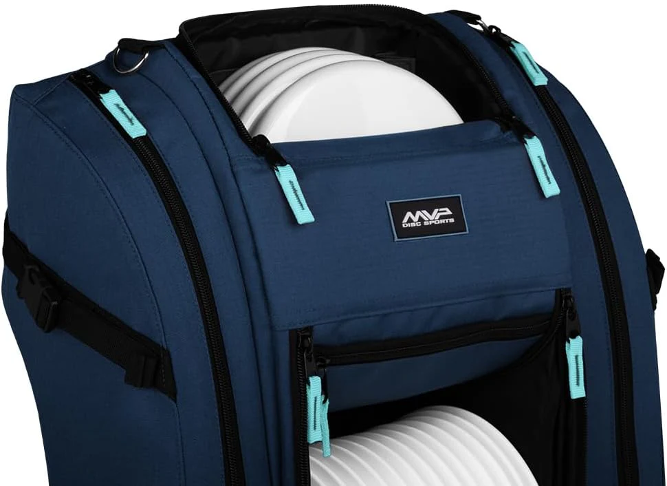 MVP Discs Disc Golf Backpack Bag - Voyager Lite Backpack - Holds 20-22 Discs - Image 7