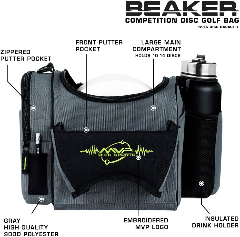 MVP Discs Disc Golf Competition Bag - Beaker Version 2 - Holds 12-16 Discs - Image 10