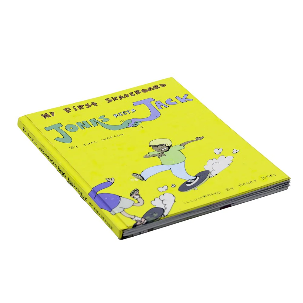 My First Skateboard Childrens Hardcover Book - Jonas Meets Jack, by Karl Watson - Image 2