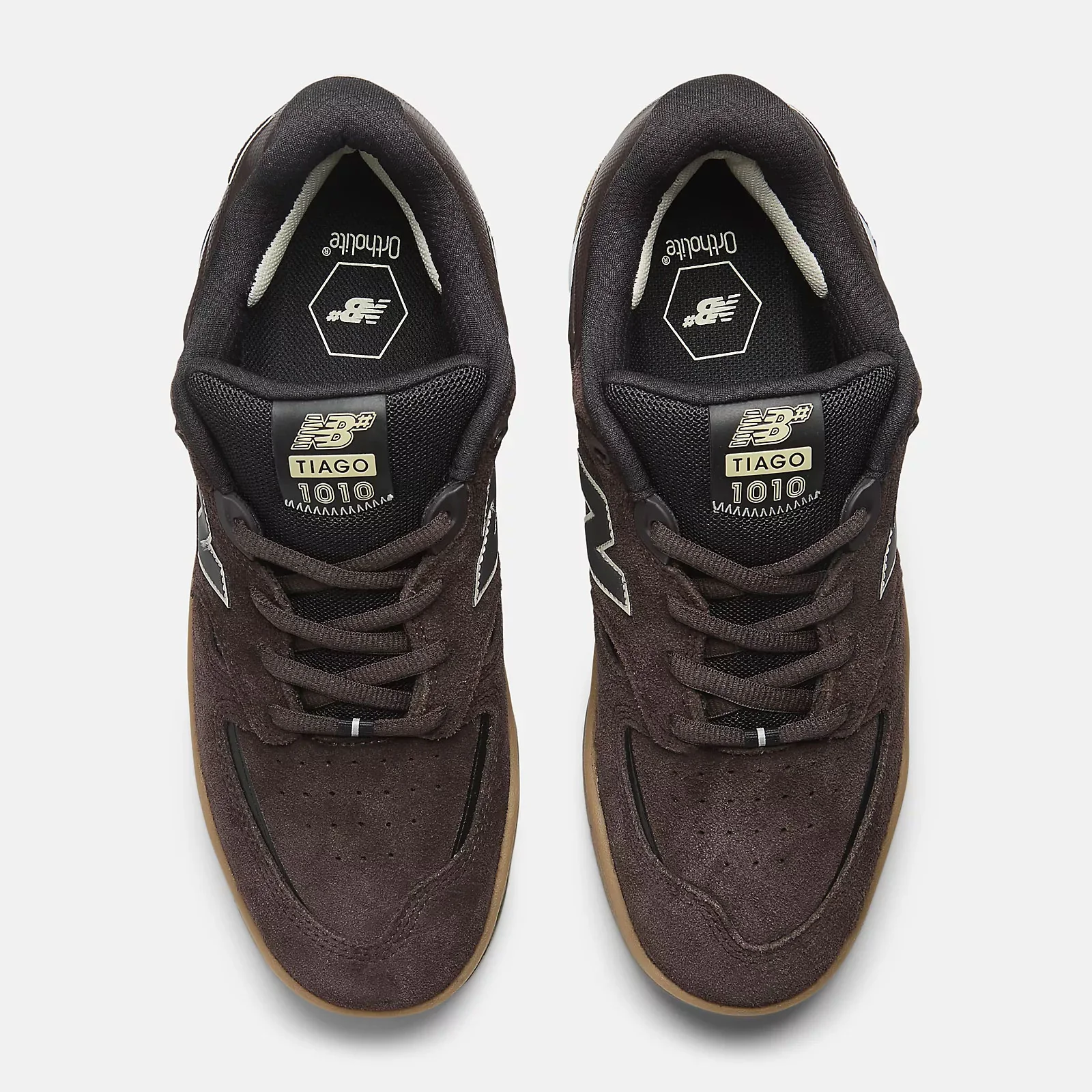 New Balance Numeric Skateboard Shoes 1010 Tiago Lemos Brown/Gum - Image 4