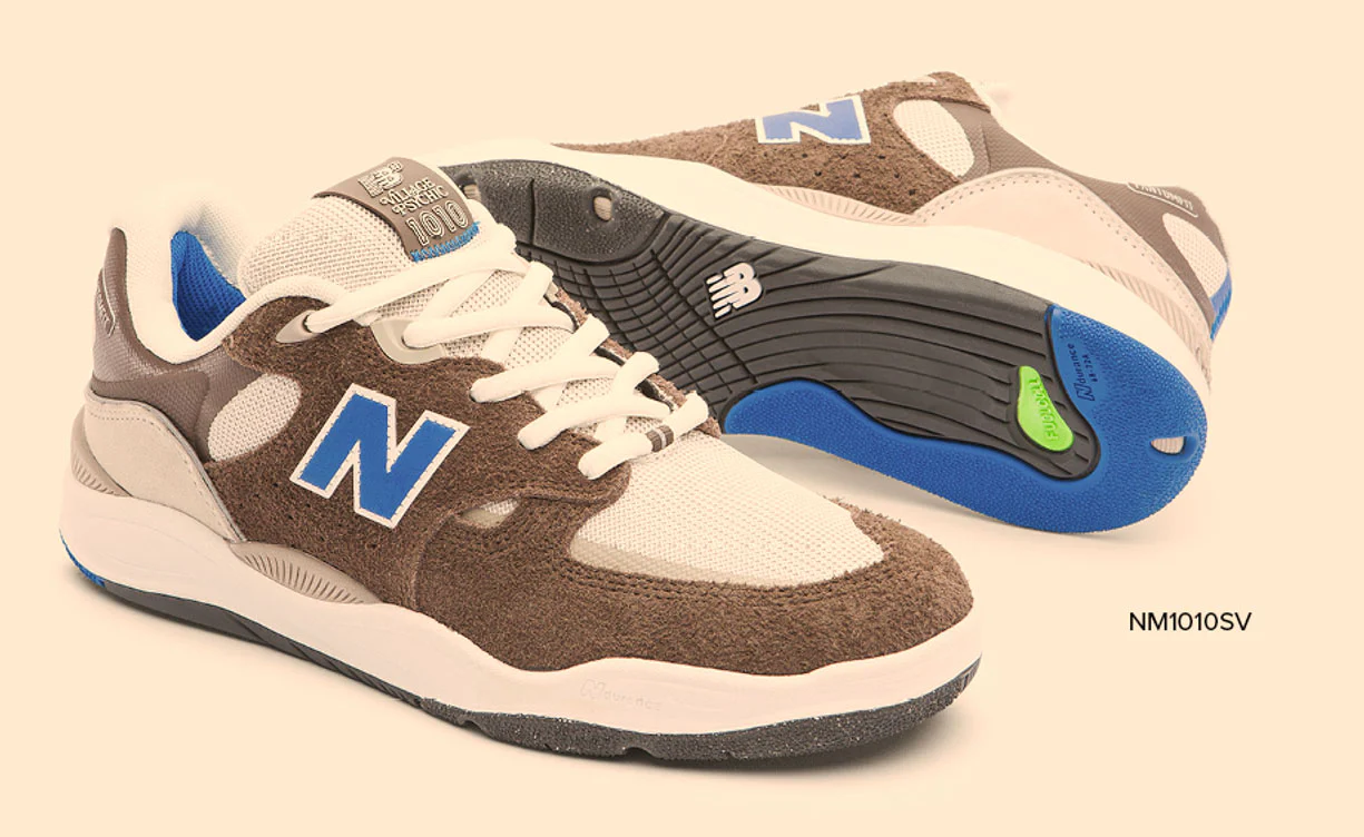 New Balance Numeric Skateboard Shoes 1010 Tiago Lemos Village Psychic Grey/Blue - Image 4