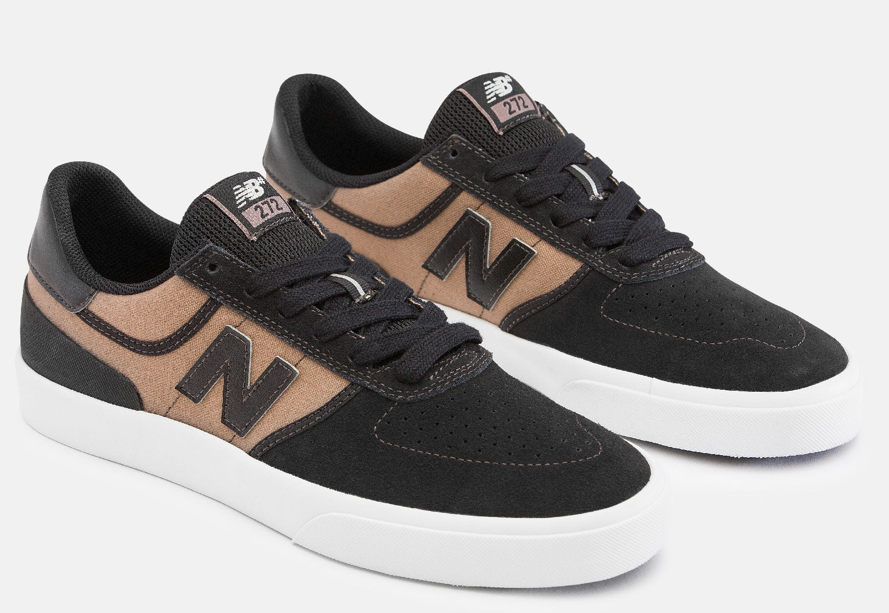 New Balance Numeric Skateboard Shoes 272 Black/Tan - Image 2