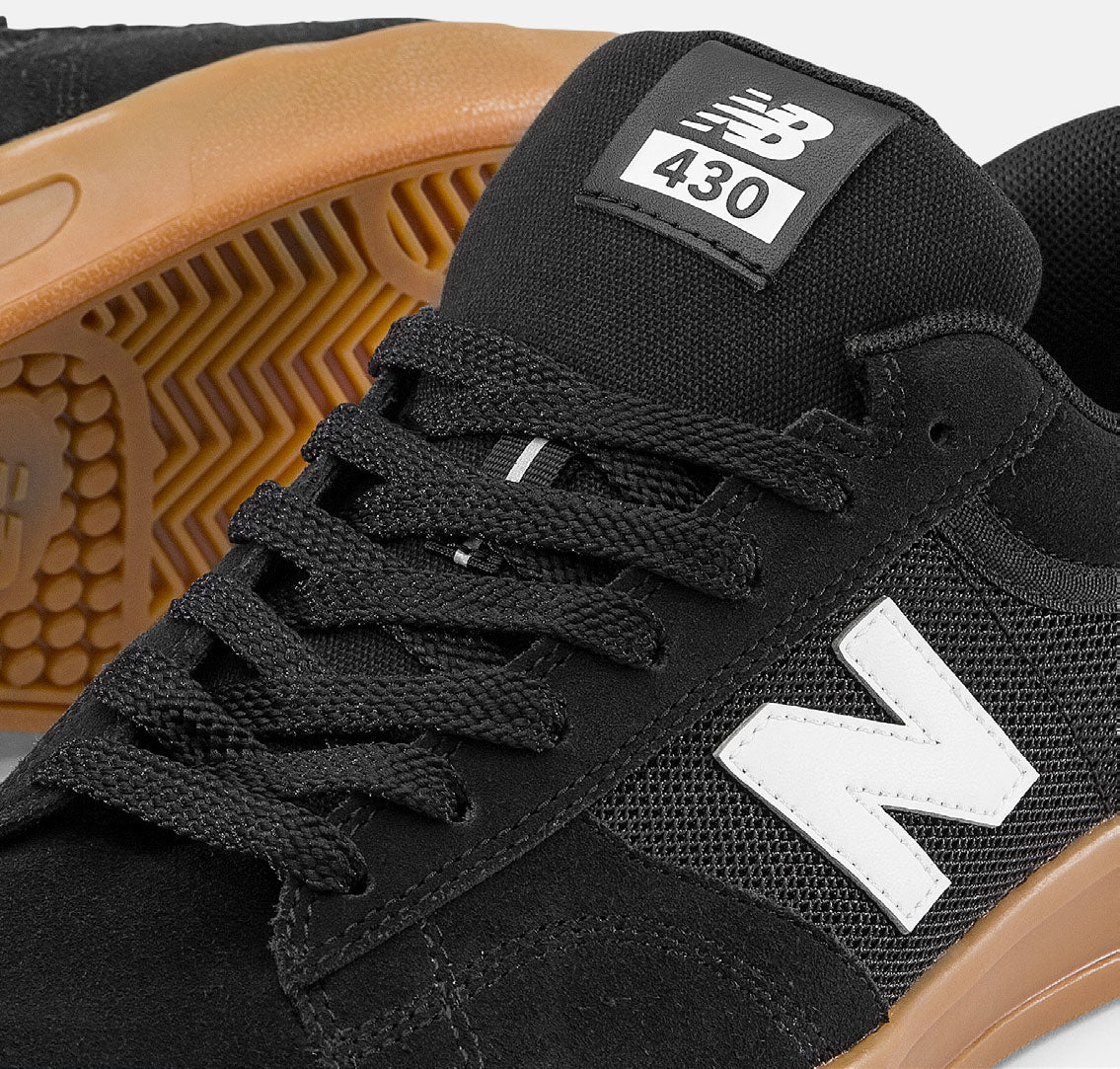 New Balance Numeric Skateboard Shoes 430 Black/Gum - Image 4