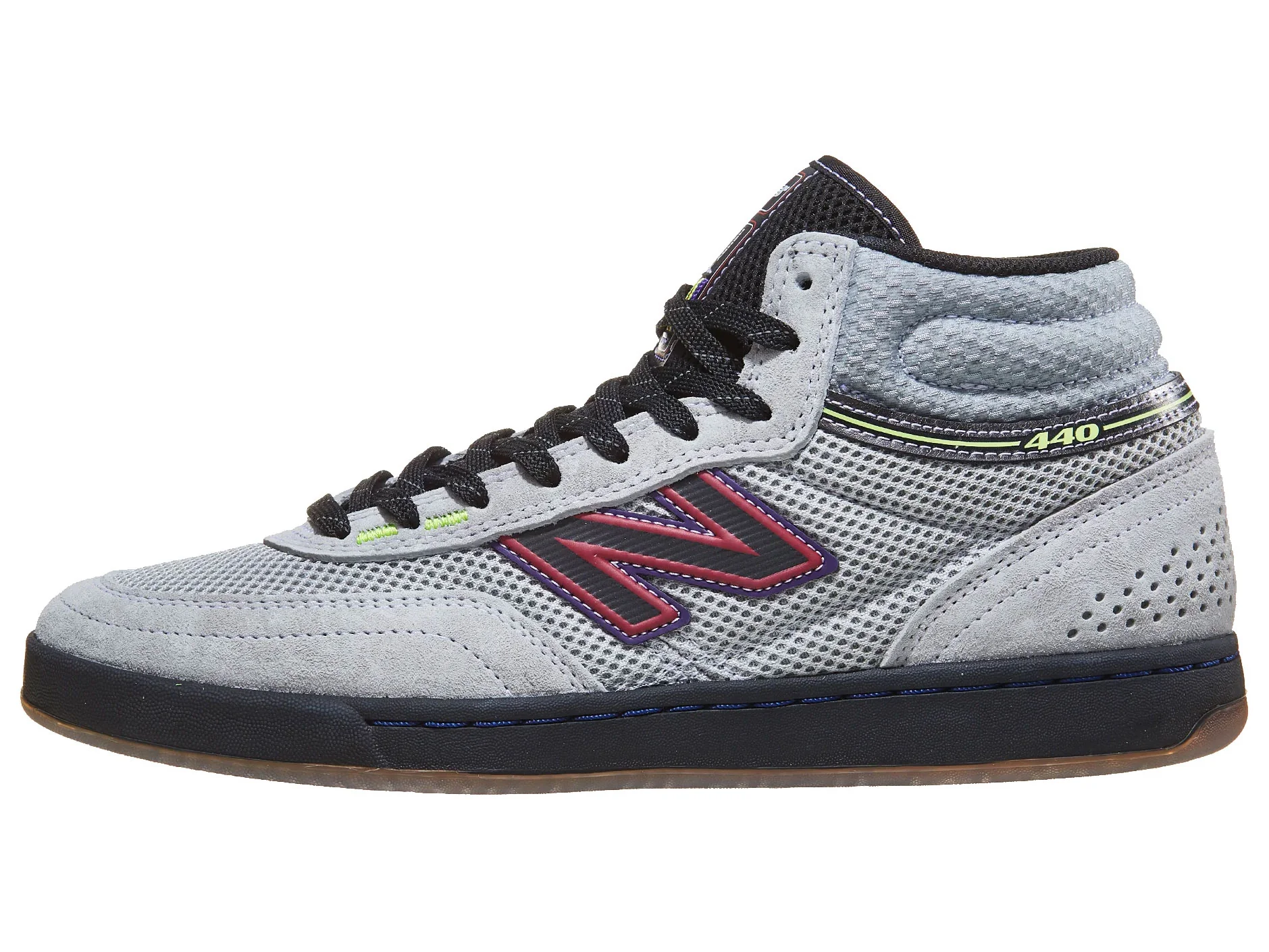 New Balance Numeric Skateboard Shoes 440 High Justin Henry Grey/Purple - Image 2
