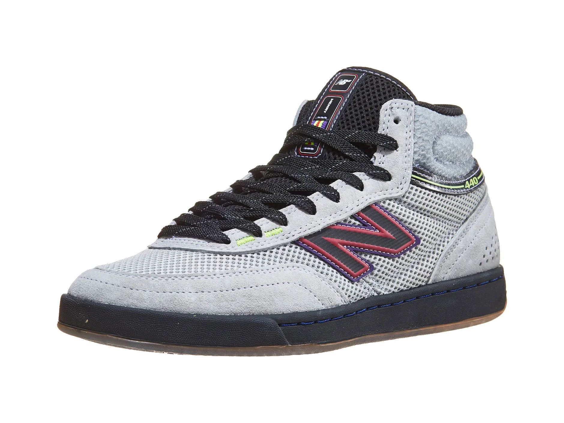 New Balance Numeric Skateboard Shoes 440 High Justin Henry Grey/Purple - Image 3