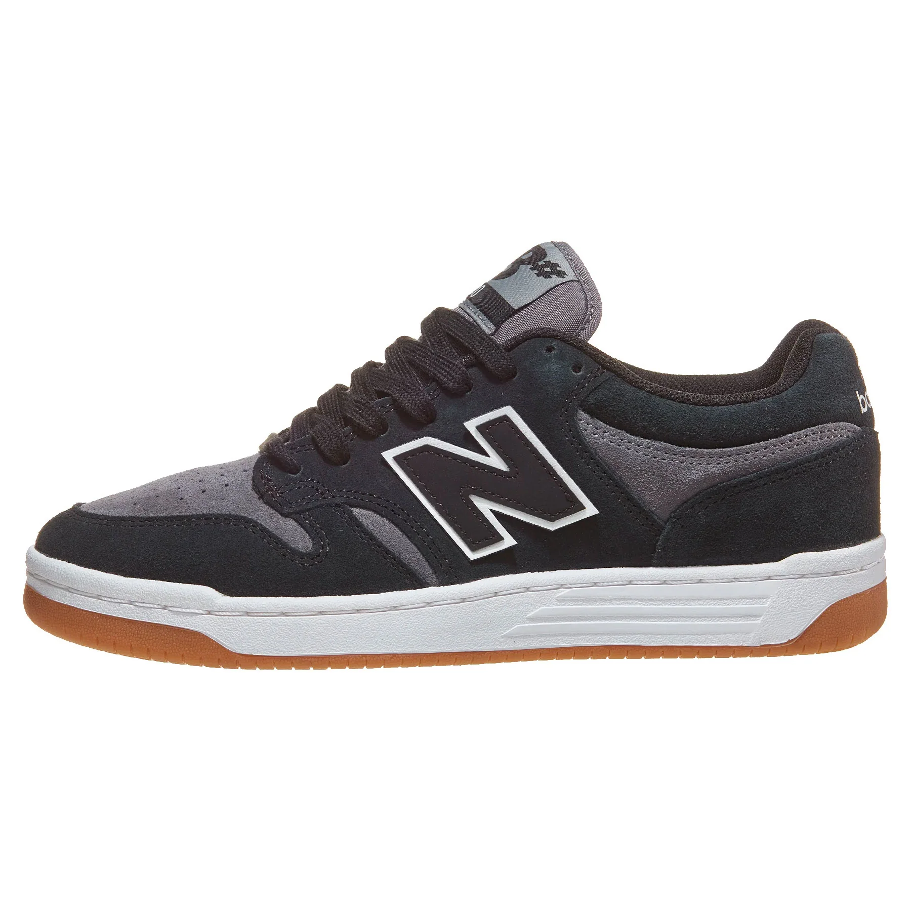New Balance Numeric Skateboard Shoes 480 Black/Grey - Image 2