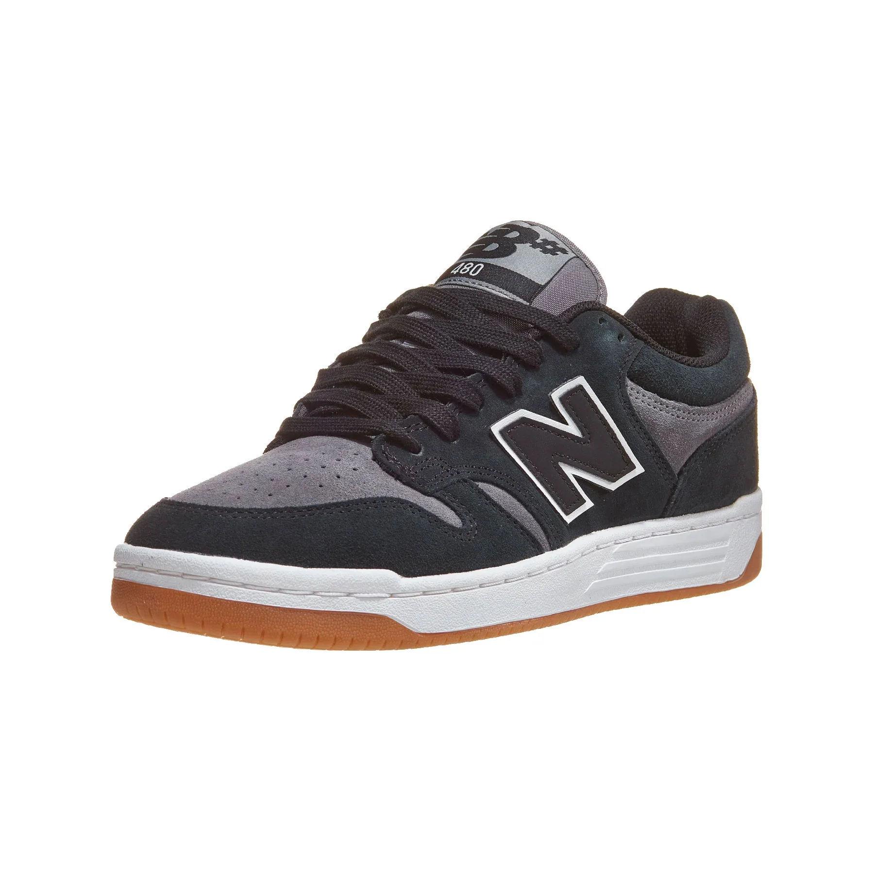 New Balance Numeric Skateboard Shoes 480 Black/Grey - Image 3