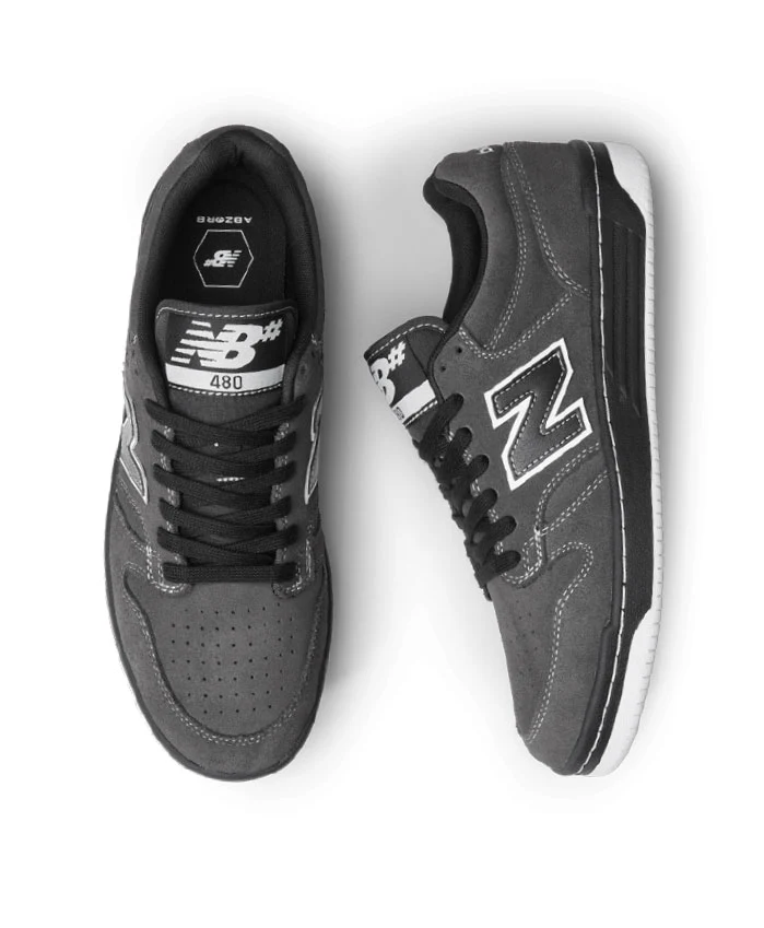 New Balance Numeric Skateboard Shoes 480 Dark Grey/Black - Image 3