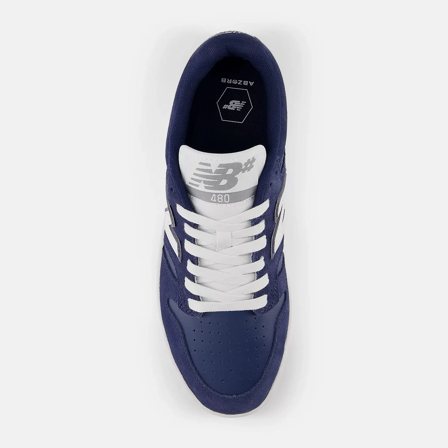New Balance Numeric Skateboard Shoes 480 Navy/White - Image 4