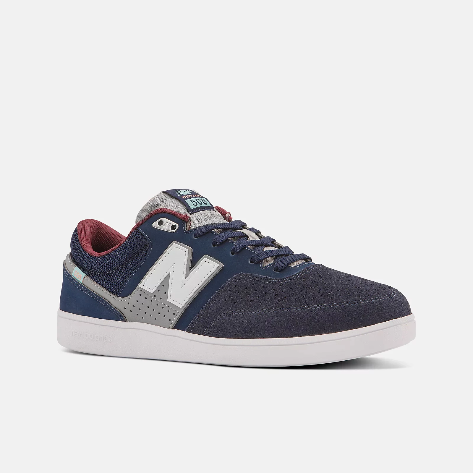 New Balance Numeric Skateboard Shoes 508 Brandon Westgate Navy/Gum - Image 2