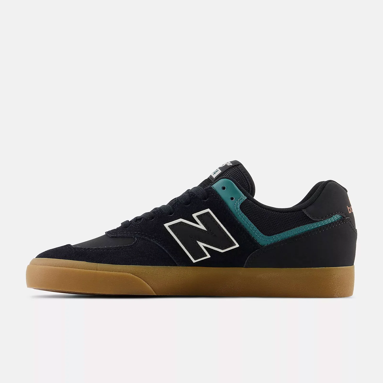 New Balance Numeric Skateboard Shoes 574 Vulc Black/Vintage Teal - Image 3