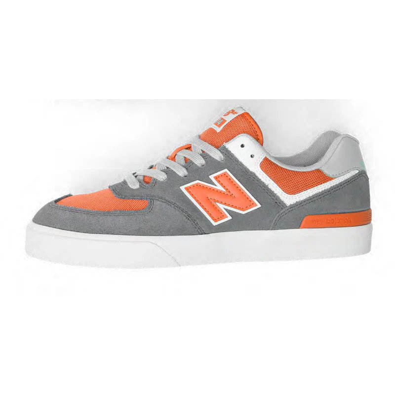 New Balance Numeric Skateboard Shoes 574 Vulc Grey/Orange - Image 2