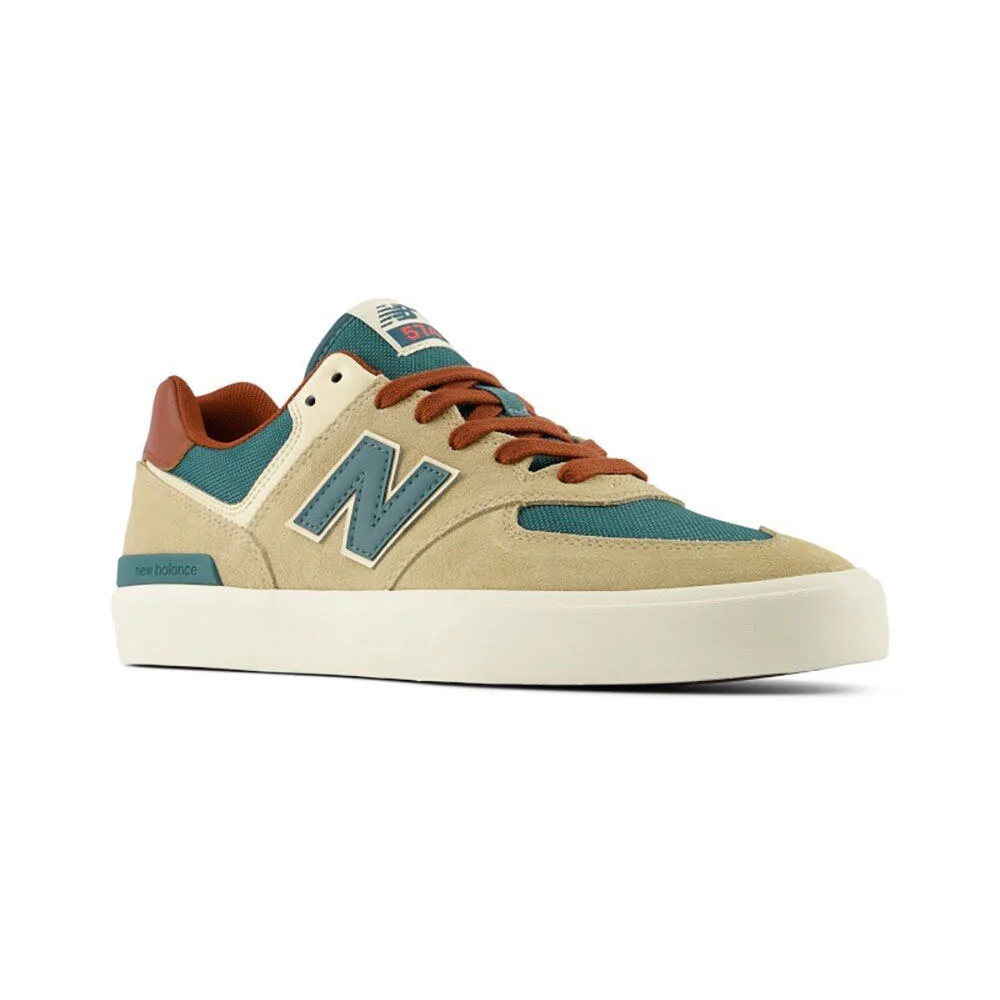 New Balance Numeric Skateboard Shoes 574 Vulc Tan/Sage - Image 4