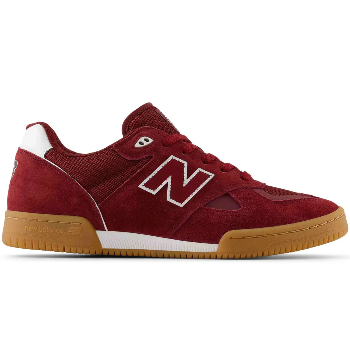 New Balance Numeric Skateboard Shoes 600 Tom Knox Burgundy/Gum