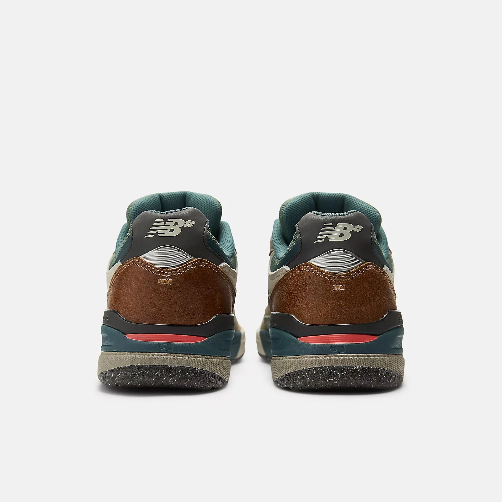New Balance Numeric Skateboard Shoes Andrew Reynolds 933 Tan/Teal - Image 5