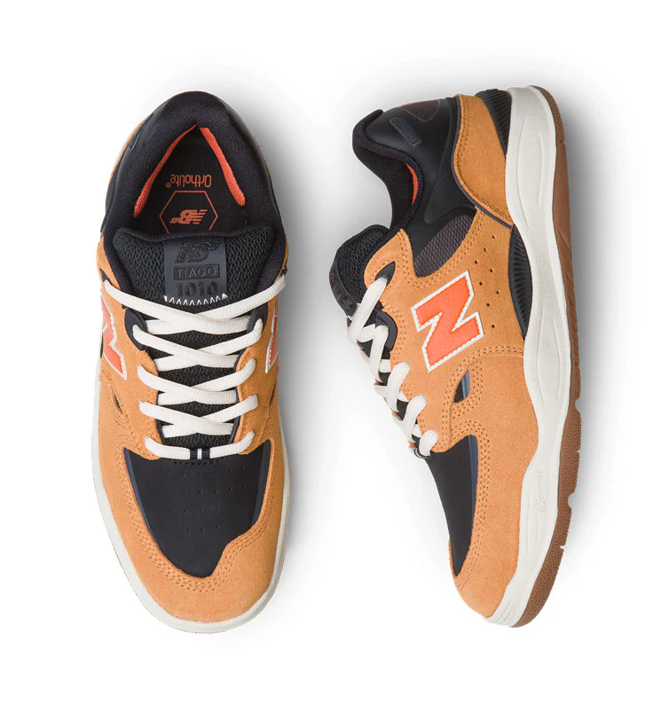 New Balance Numeric Skateboard Shoes Tiago Lemos 1010 Camel/Orange - Image 2